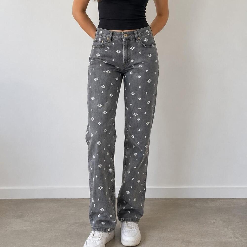 Abercrombie fitch gray jeans